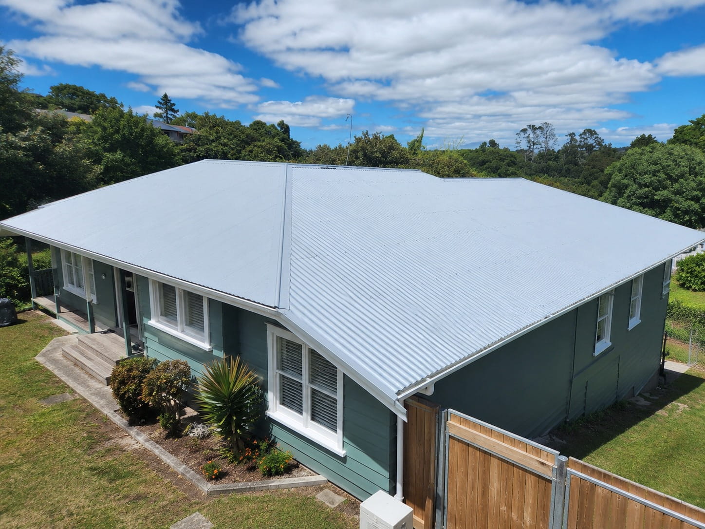 Whangarei roofing specialists on a completed roof replacement